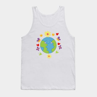 Adorable earth Tank Top